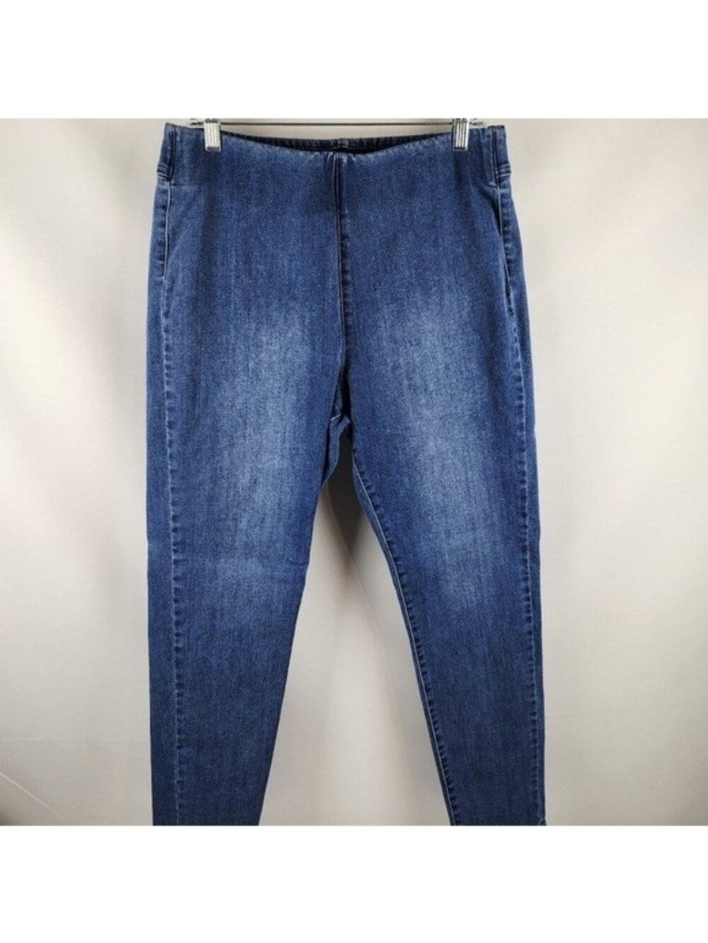 Soft Surroundings Jeans Womens Large Soft Pull On High Rise Denim (32x28)